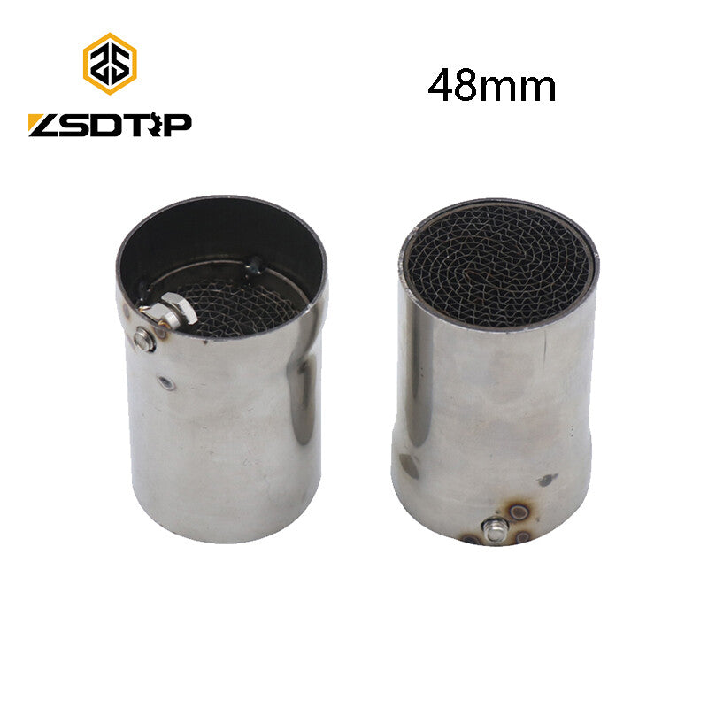 Muffler Interface Silencer Plug 50.8mm (Type A Honeycomb) Stainless Steel Q