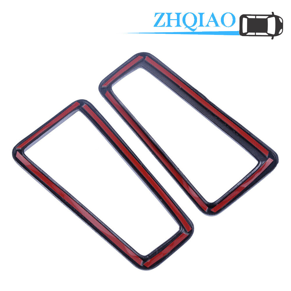 2PCS ABS Dashboard Front Air Vent Outlet Cover Trim Fits for Toyota RAV4 2013-2018