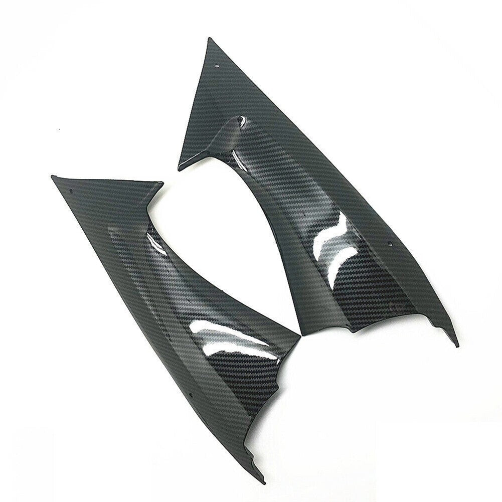 2x Side Air Duct Cover Fairing Insert Part For Ymh R6 2008-2016 Carbon Fibre