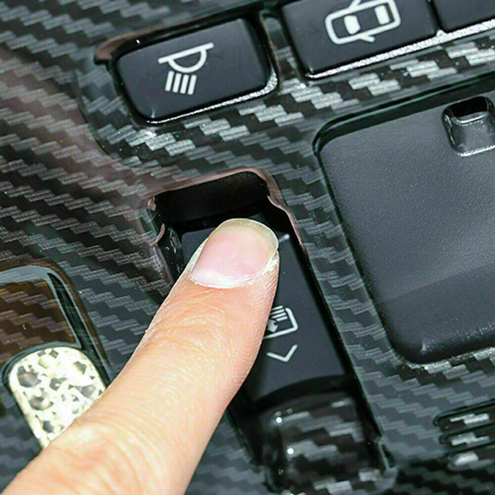Carbon Fiber ABS Front Reading Light Lamp Cover Trim for Toyota for Camry 2018-2023