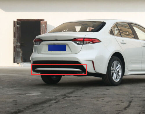 Red Rear Bumper Lip Diffuser Bodykit ABS for Toyota for Corolla 2019-2021 Black