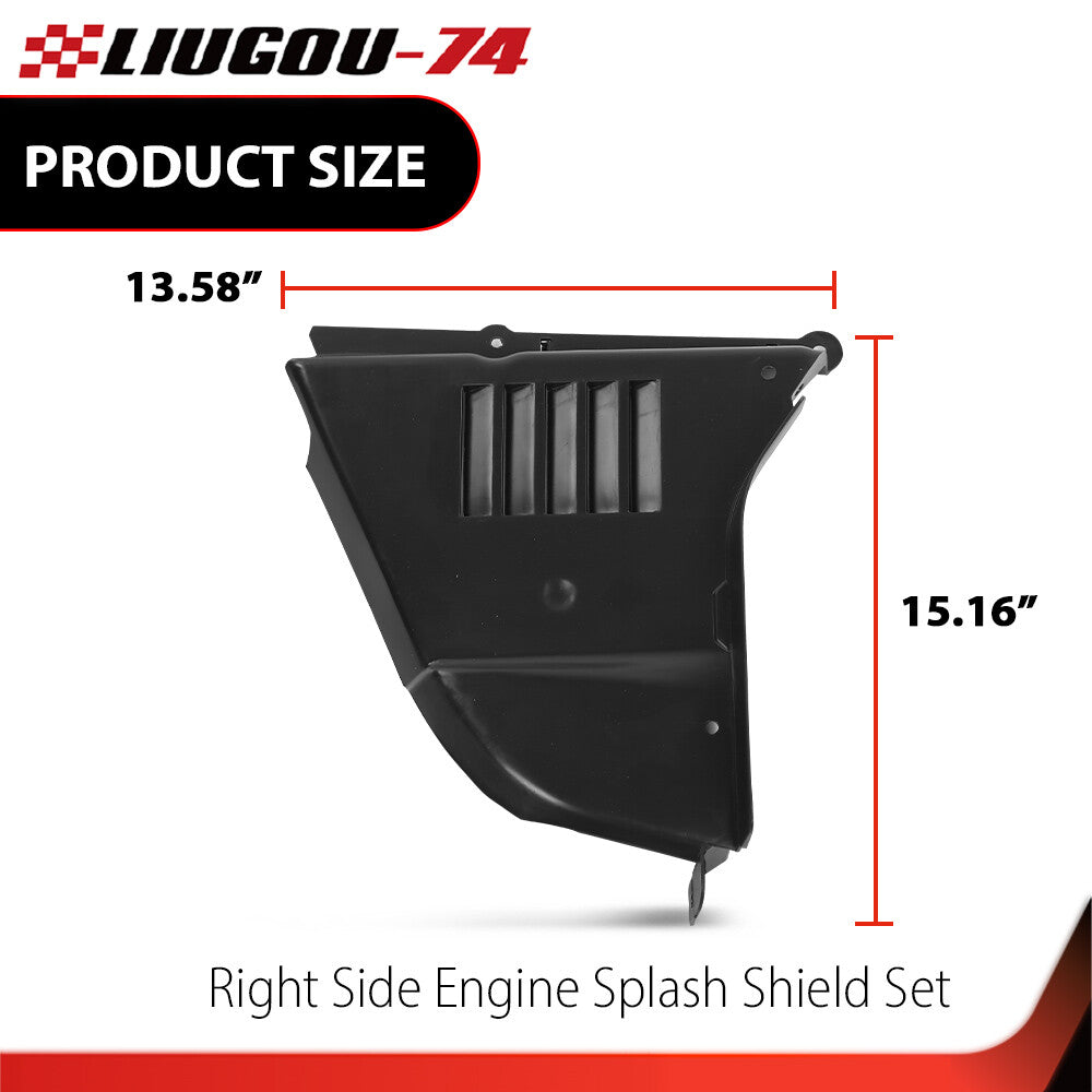 The new engine splash guard kit is suitable for BMW 2004-2007 530i 2PC models. Q