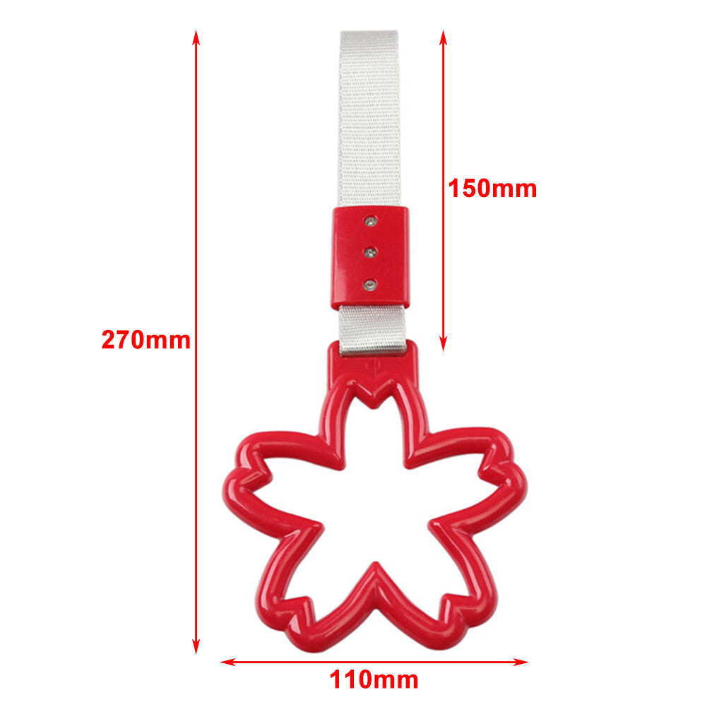 JDM Ring Train Bus Handle Hand Strap Car Interior Styling Drift Charm Straps