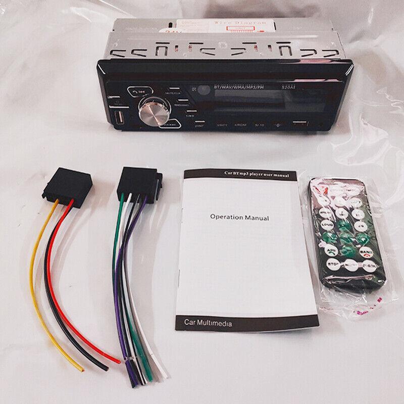 4-channel digital car Bluetooth audio, USB/SD/FM/WMA radio, stereo LED display, 24V- n