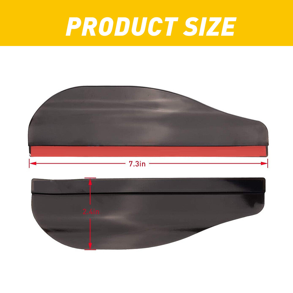 Black rearview side mirror rain guard eyebrow protection sunshade car accessories S