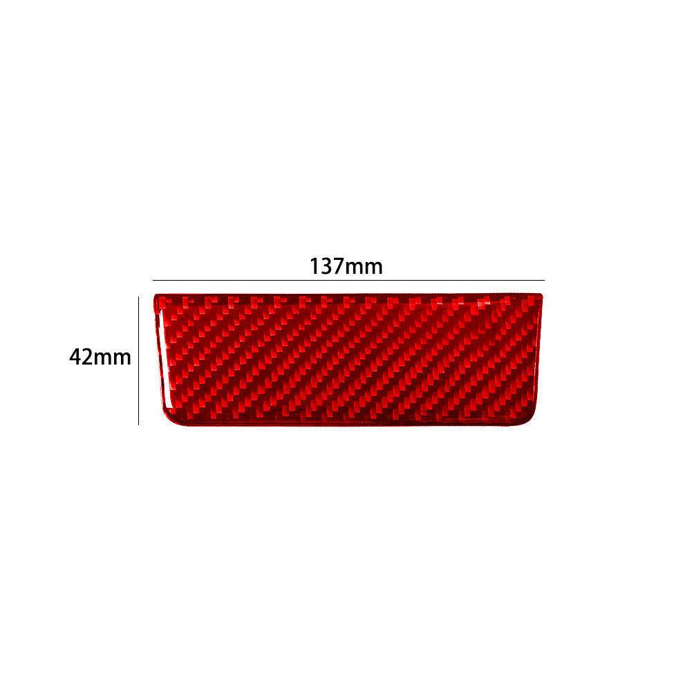 for Mercedes R-Class 2009-2012 2Pcs Rear Door Handle Trim Cover Carbon Fiber v