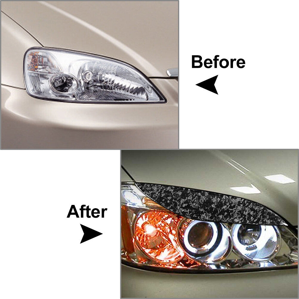 Headlight Eyebrow Eyelid Cover Fit for Honda for Civic 2001-2003