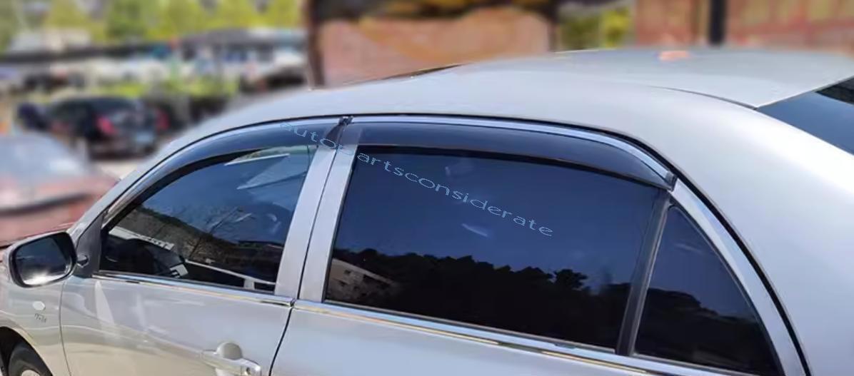 for Toyota for Corolla 14-19 Acrylic Window Visor Shades Sun Rain Guard Deflector 4X