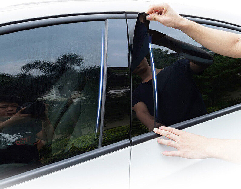for Lexus NX 200t 300 300h 2015-21 Piano Black Pillar Posts Door Window Trim 4X