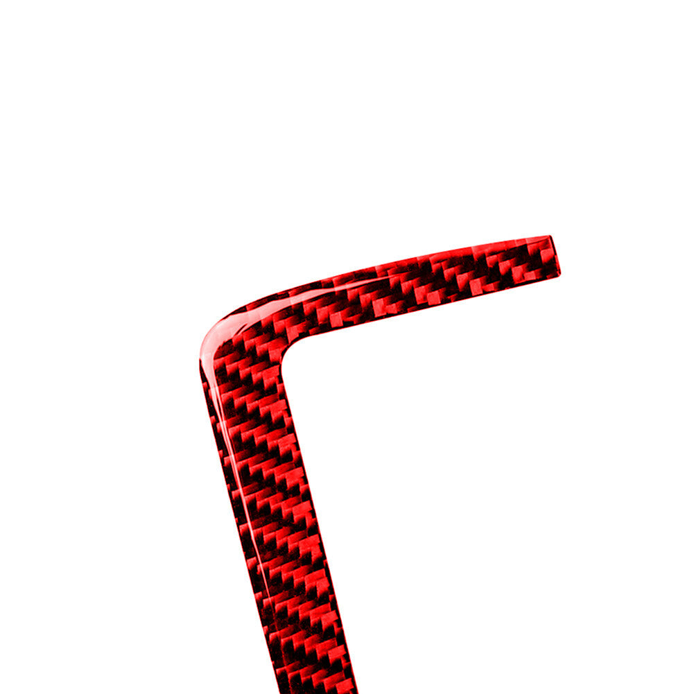 Red carbon fiber central Starage box cover trim for BMW 3 Series E46, 1998-05