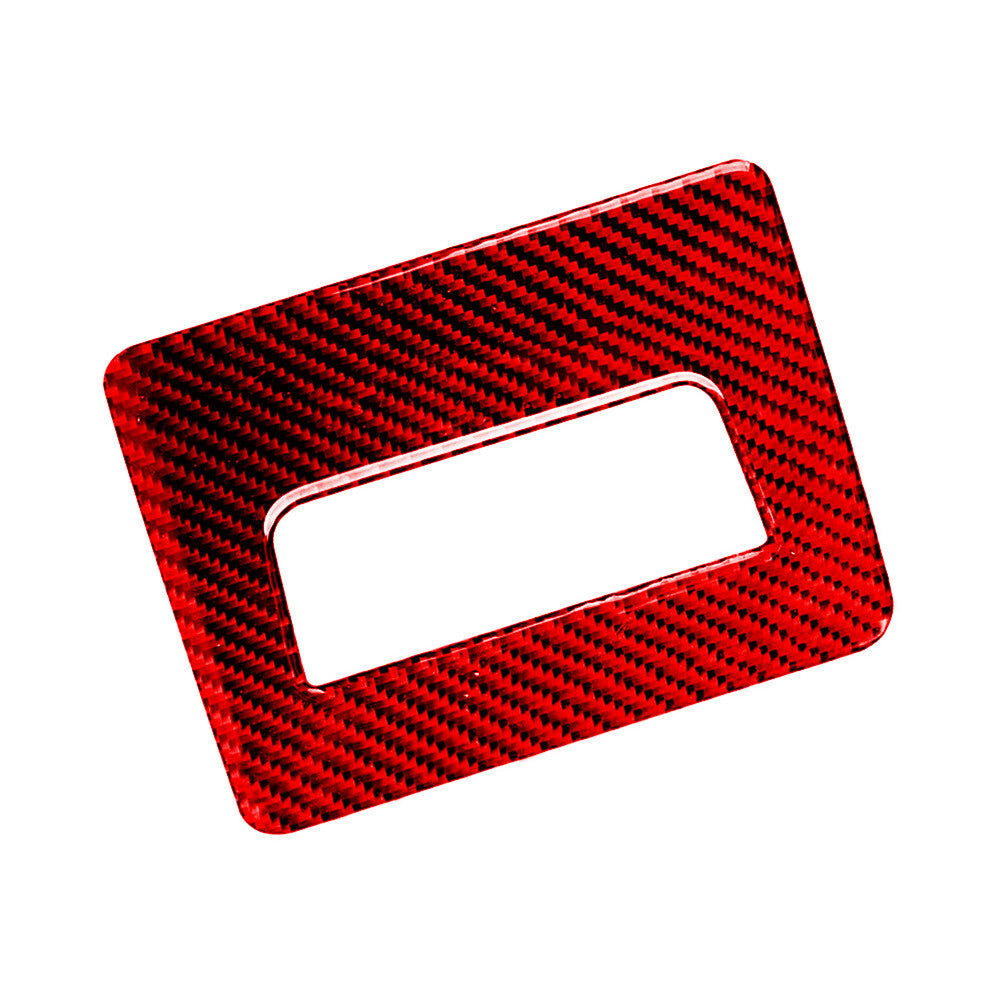 Red Carbon Fiber Front Dashboard Air Vent Cover Trim for KIA Cadenza 2014-2016 v