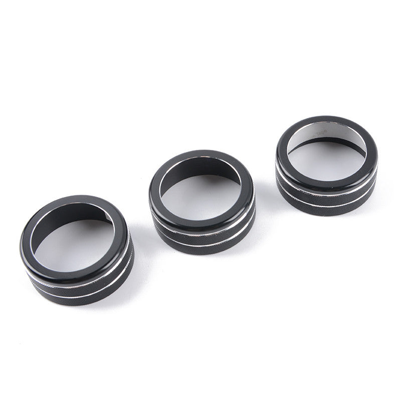 for Honda for Civic 11th 2022 2023 Dashboard Console Air Condition Knob Black Trim