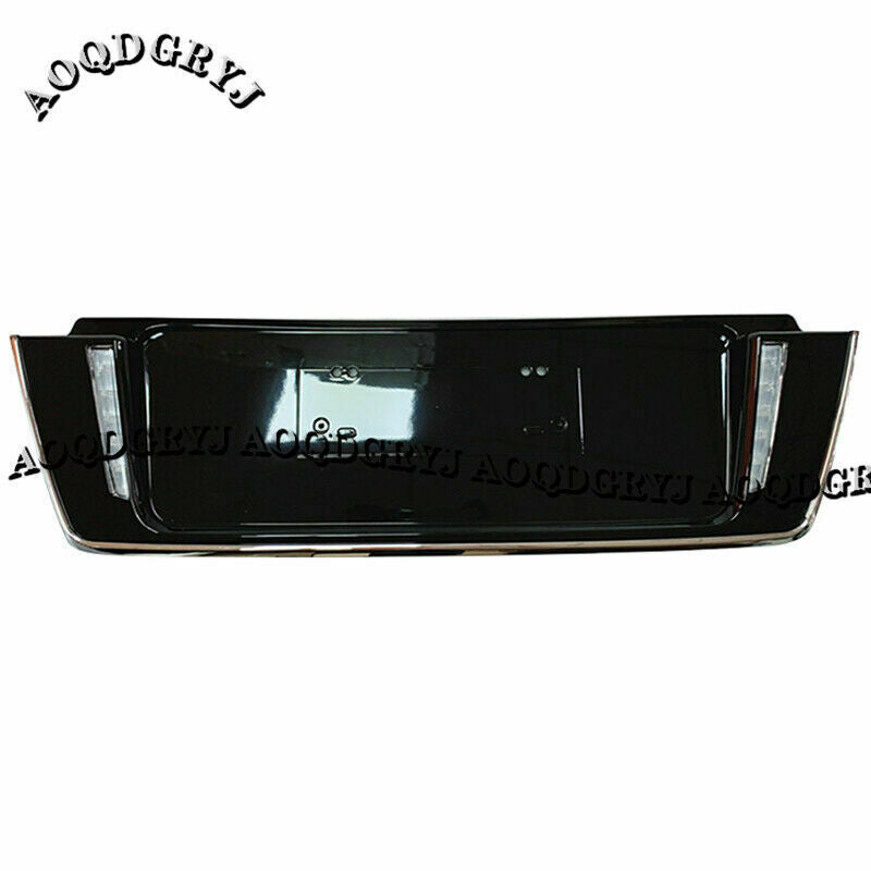 Black Body Super Sports TRD Style License Plate Cover for LEXUS LX570 2016-2021