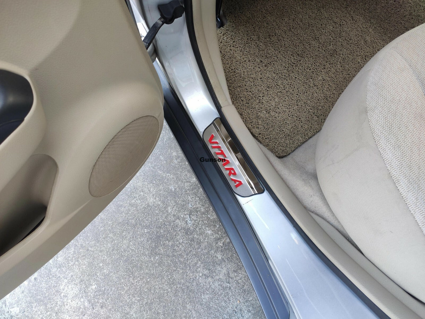 For 2024 for Suzuki Vitara Car Accessories Door Sill Protector Scuff Plate Parts