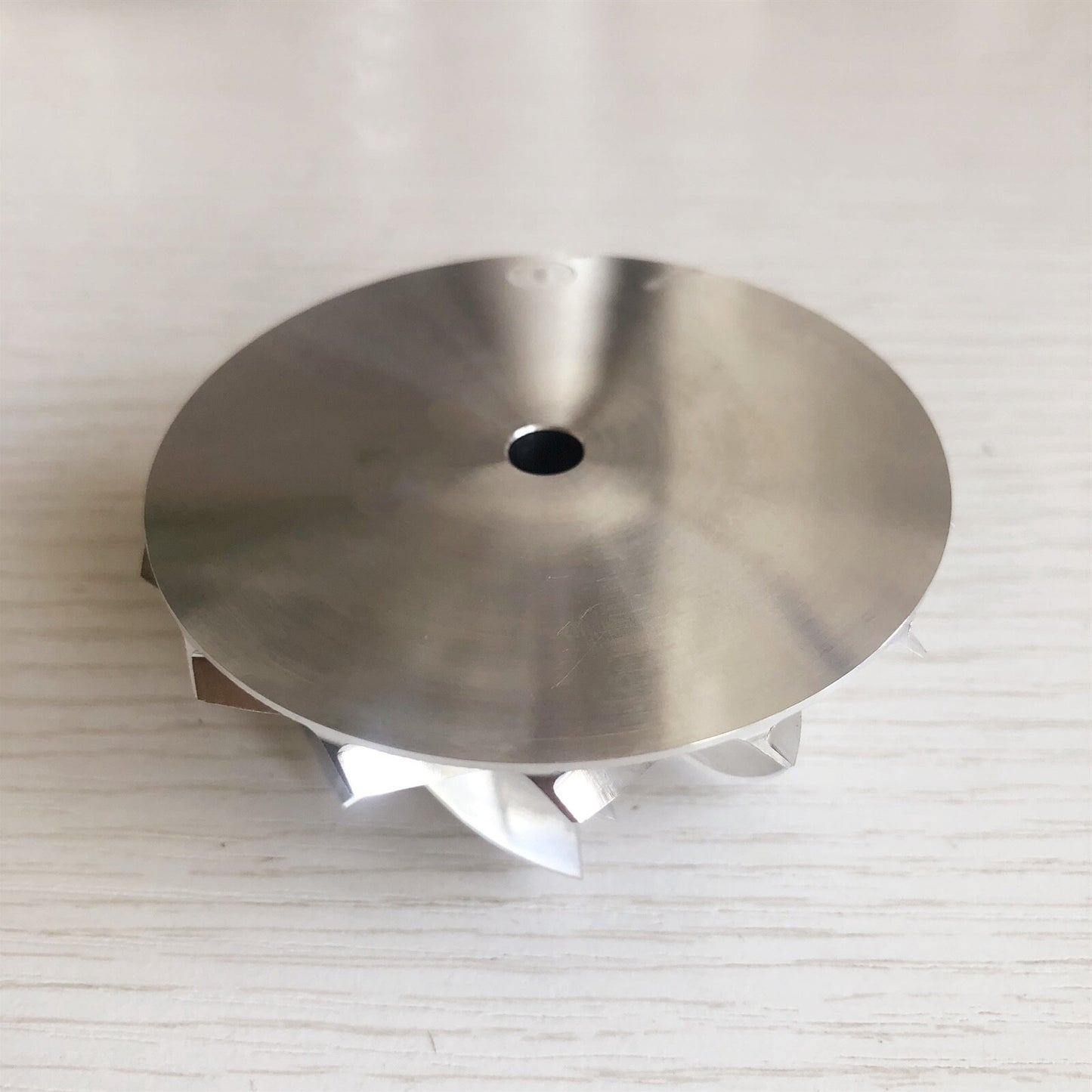 K26 55.00/72.00 mm 7+7 Blade Turbocharger Milling/Burnt Compressor Wheel