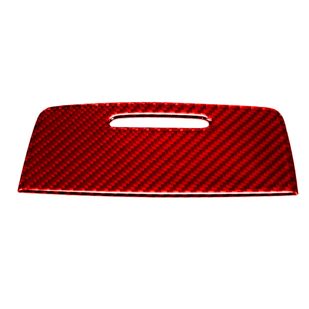 Red carbon fiber ash cylinder head interior sticker suitable for BMW 3 Series E90 E92 2005-12