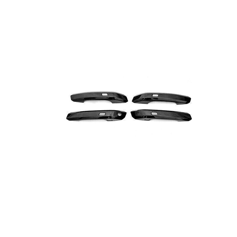 for Audi Q5 2018-24 Gloss Black Exterior Side Door Handle Molding Cover Trim 4P