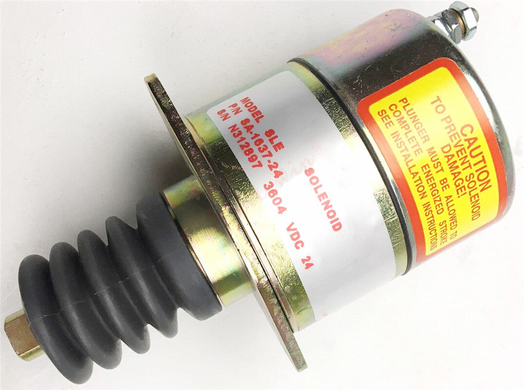 new fuel stop solenoid valve, suitable for excavator parts SA-1637-24 307-1101 24V, .