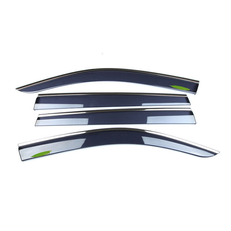 for Volkswagen for Tiguan 2017-2021 Side Window Visor Vent Deflector Black ABS 4PCS