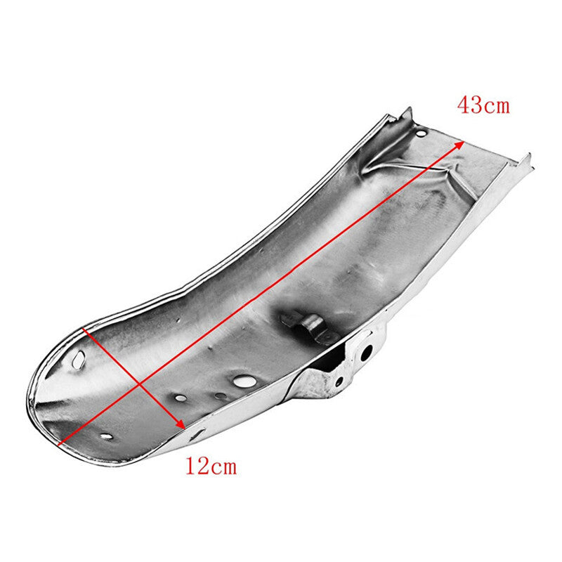 Practical Motorcycle Retro Front & Rear Fender Splash Guard Metal Mudguard Cover v