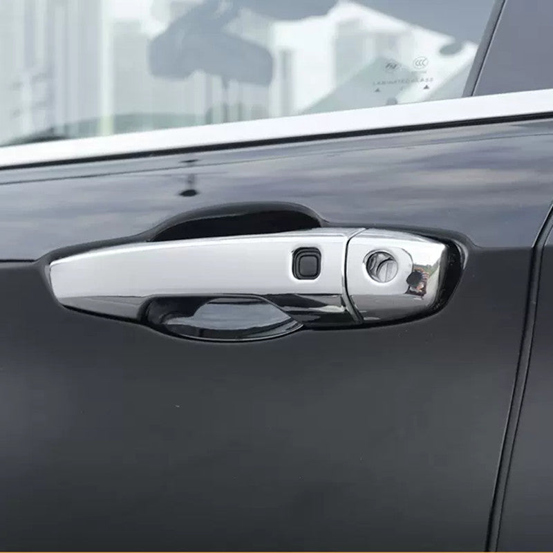 Chrome Door Handle Cover Molding Trim For Outlander 2022 2023 v