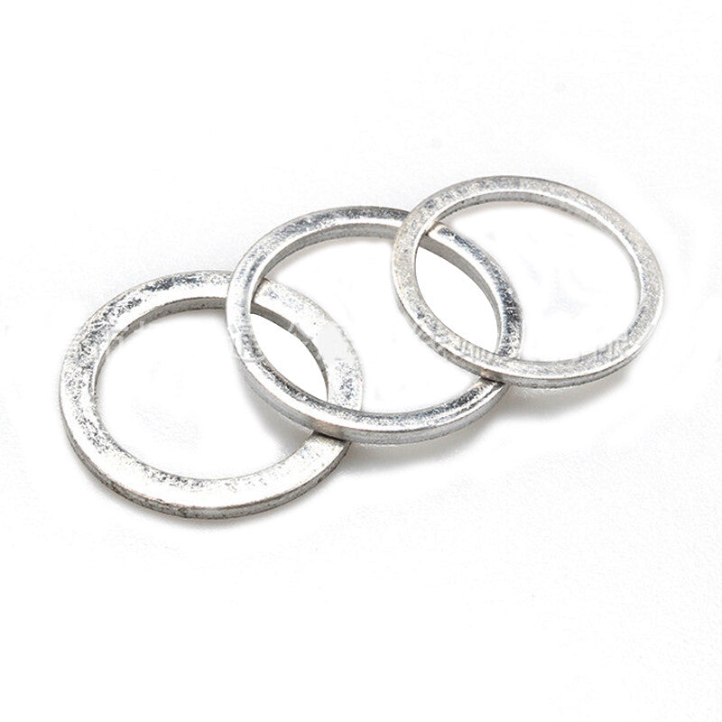 450PCS Oil Drain Plug Aluminum Washer Gasket Washer Sealing Ring Assortment Kit v