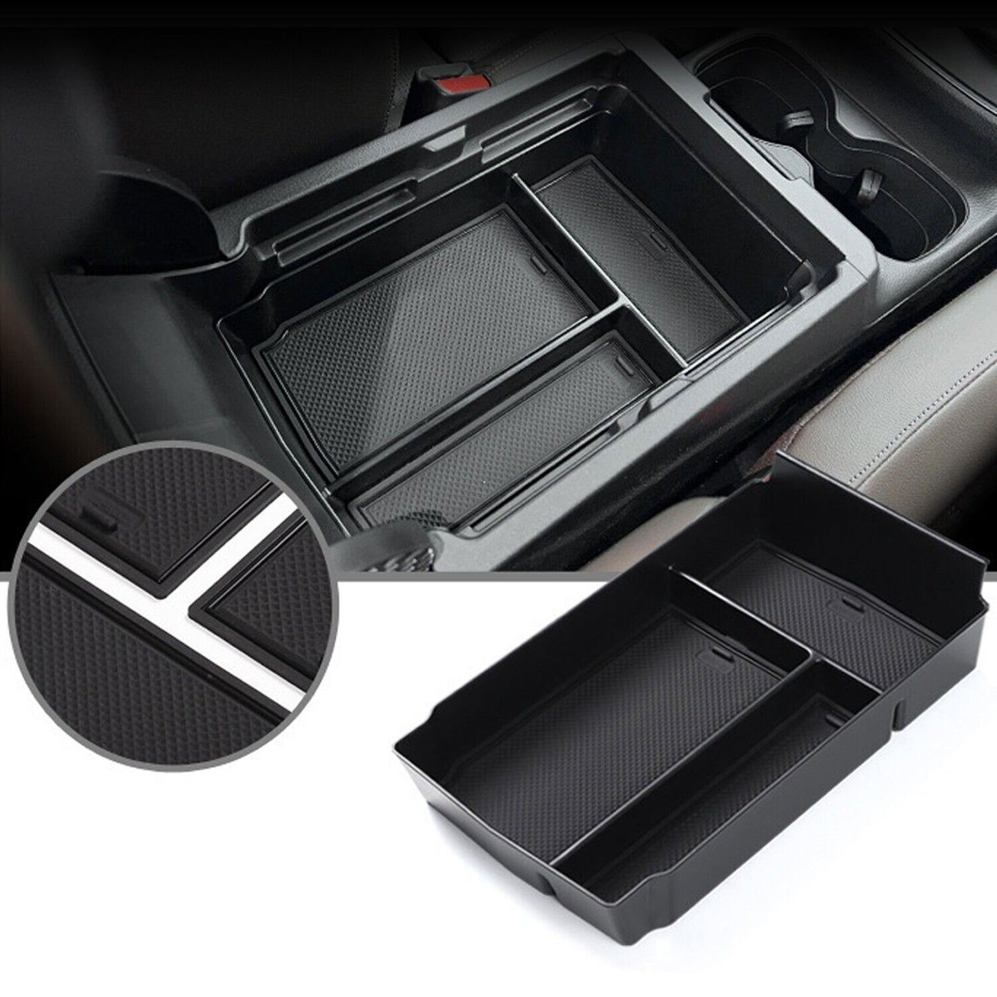 for Honda CR-V CRV 2023 2024 Central Armrest Storage Box Organizer Holder Cover