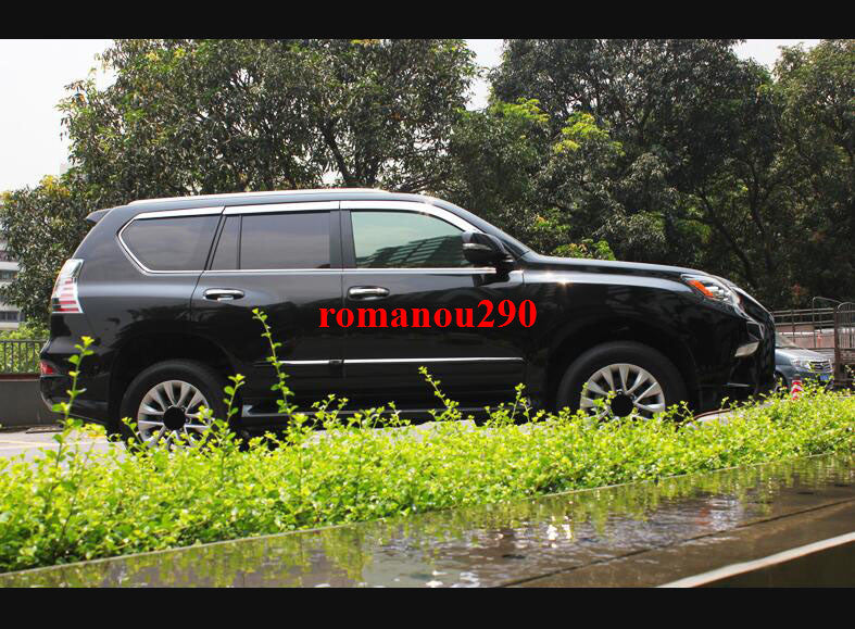 for Lexus GX460 2010-23 silver Window Visor Vent Sun Shade Rain Guard Door Visor