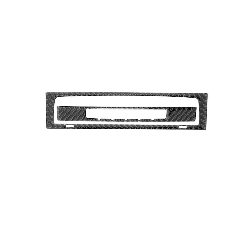2X Carbon Fiber Multimedia Buttons Frame Cover Trim for Chrysler 200 2015-2017 v
