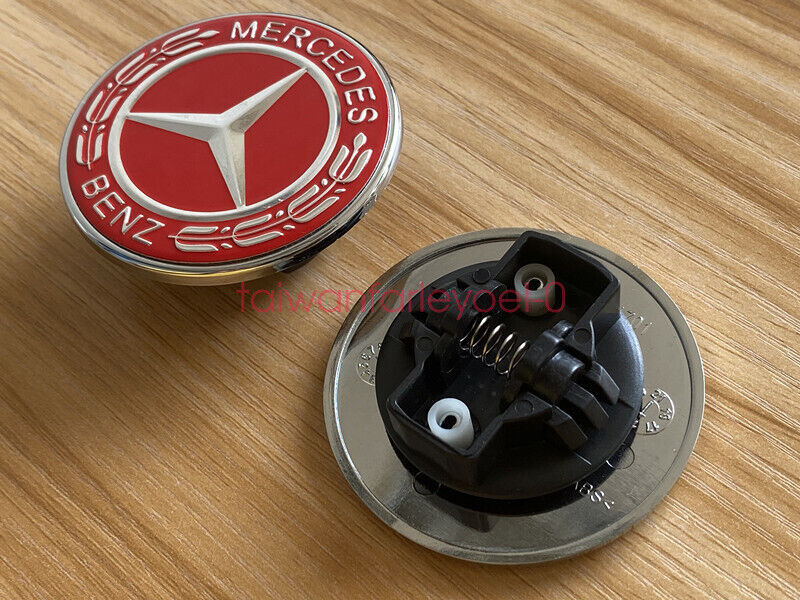 The new Red Bonnet Flat Star badge is available on the for Mercedes-Benz ABCES SLK Class 57mm.