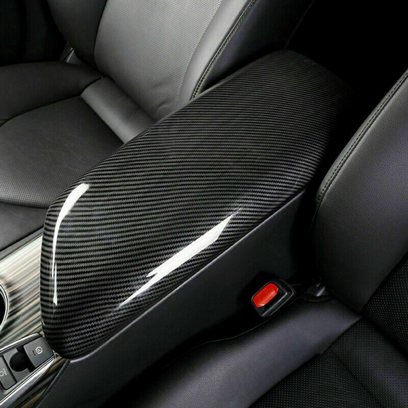 for Toyota for Camry 2018-2023 Carbon Fiber Center Console Front Armrest Box Cover