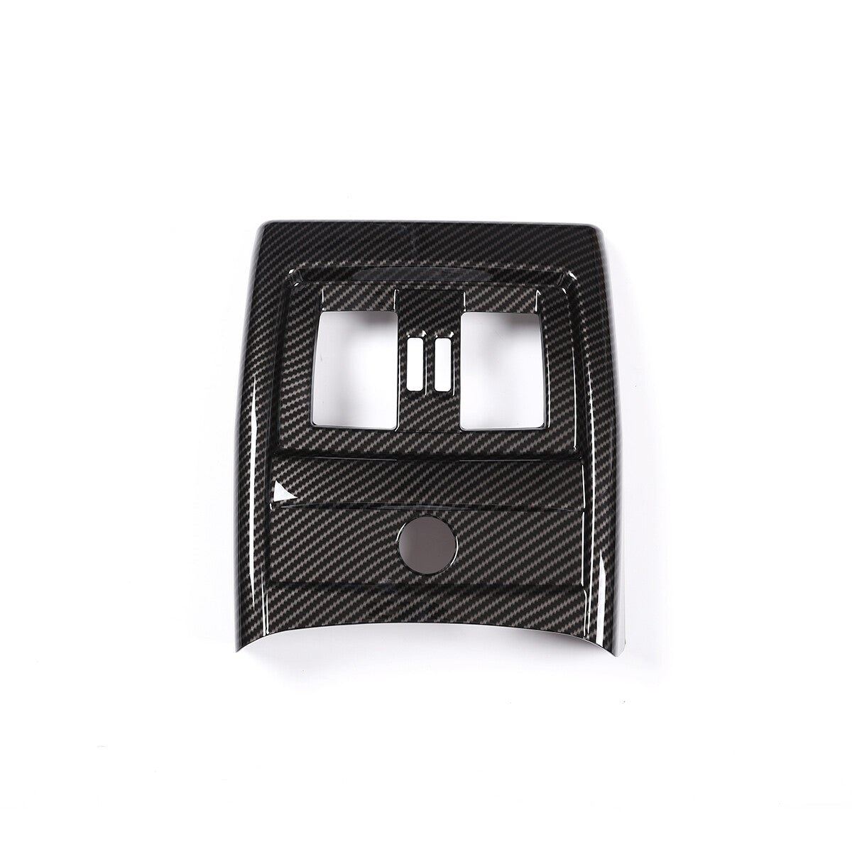 Carbon Fiber Interior Door Lock Panel Trim Sticker for Corvette C6 2005-2013- v