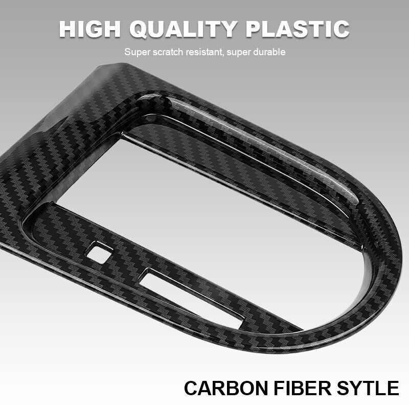 Carbon fiber interior gear shift trim cover suitable for Ford for Mustang 2015 - 2024