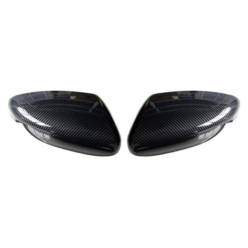 for Kia Forte K3 14-18 Carbon Fiber Side Rear View Mirror Cover Trim Replace 2P