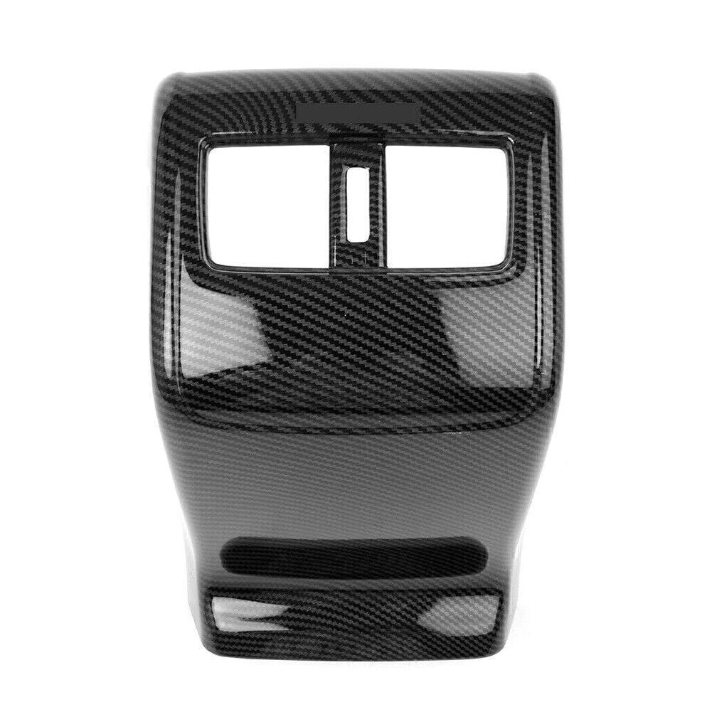 Rear Armrest Air Vent Cover Trim for Honda Accord 10th 2018-2022 Carbon Fiber