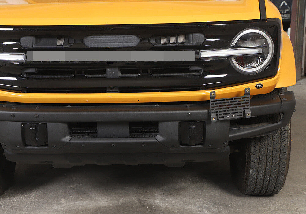for Ford Bronco 2021-23 Front License Plate Mounting Holder Bracket Accessories