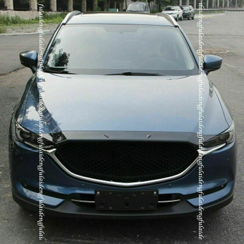for Mazda CX-5 2017-2021 Carbon Fiber ABS Front Engine Hood Bonnet Cover Trim 1x