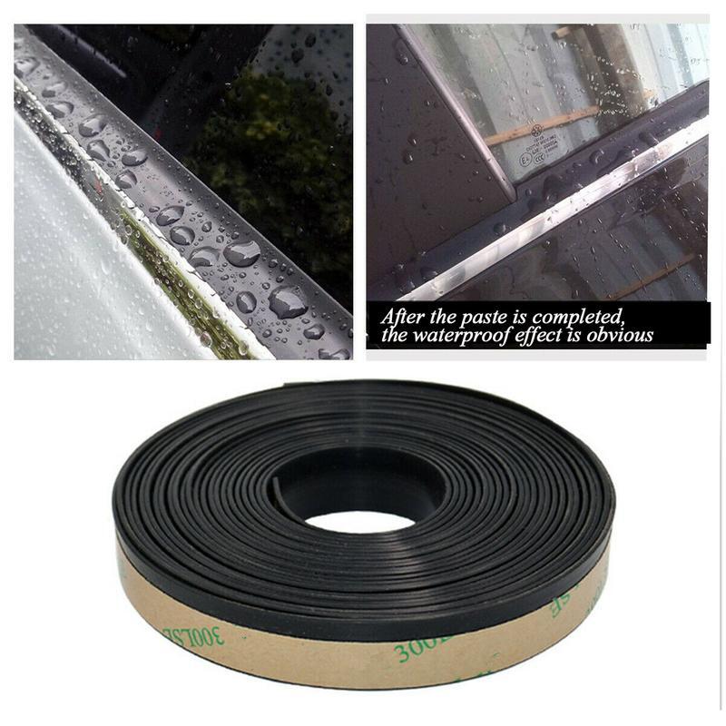4-meter rubber sealing automotive window and door edge protector molded decorative strip - n