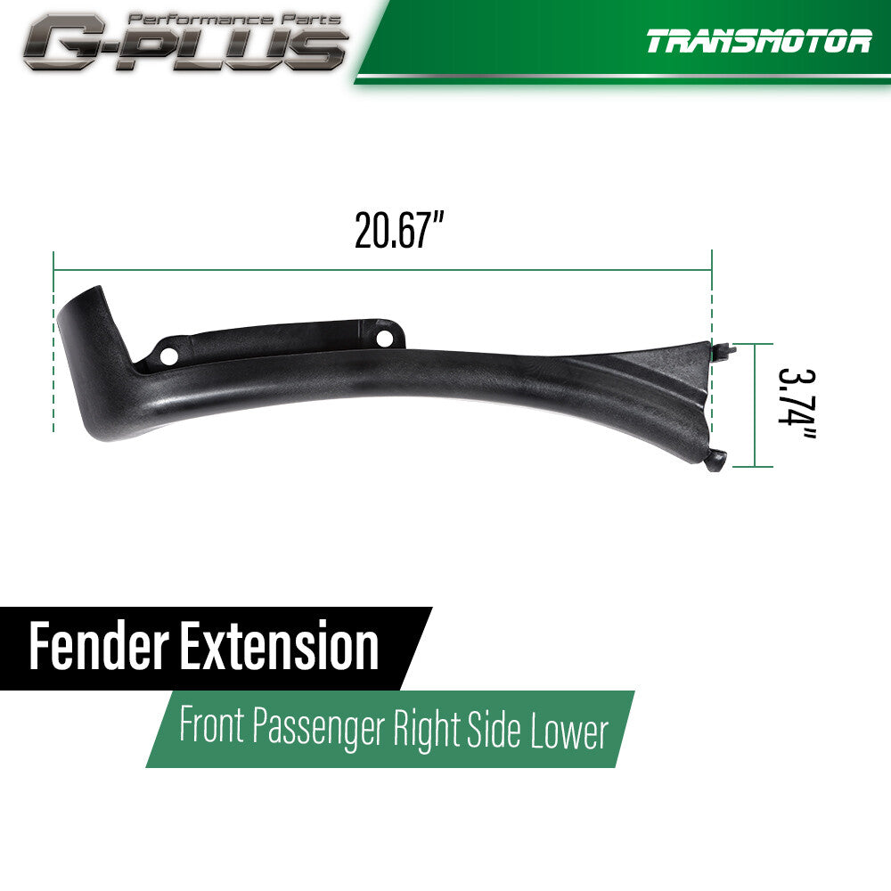 Fender Extended Front Passenger Right Lower Part Fits for SaVana 1500 Right Grip - v