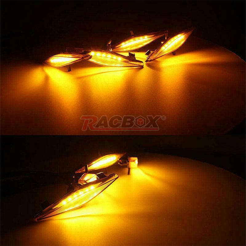 for Toyota 4Runner 2011-2024 smoke Style Front Grill LED Marker Light Kit