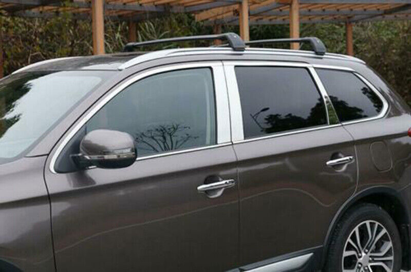 for Mitsubishi Outlander 2013-20 Chrome full Window Strip frame Sill Cover Trim