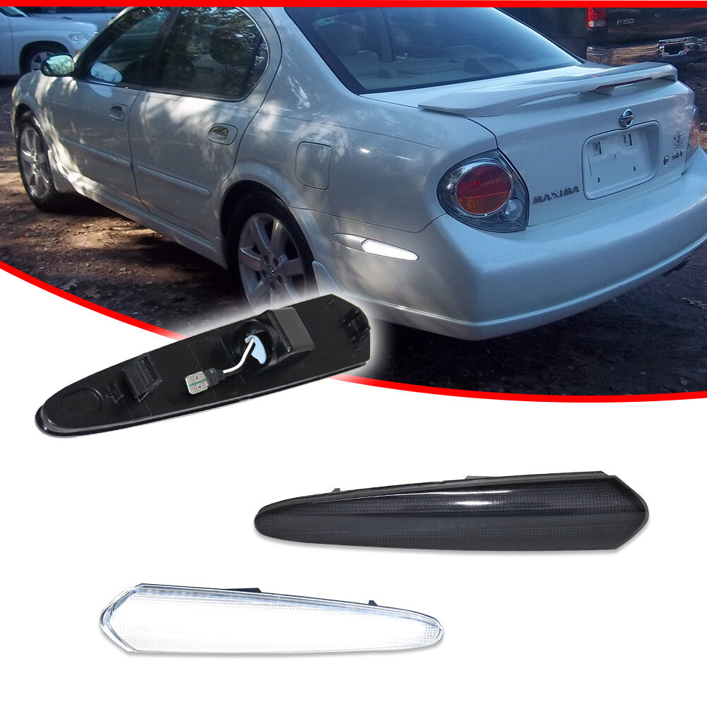 Smoked lens white LED rear side marker light for 00 01 02 03 for MXIMA- v