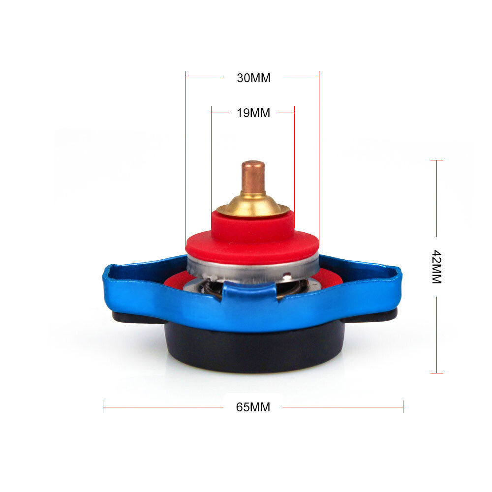 1.3 bar Water Temp Gauge Racing Thermometer Radiator Cap Cover Cover Q