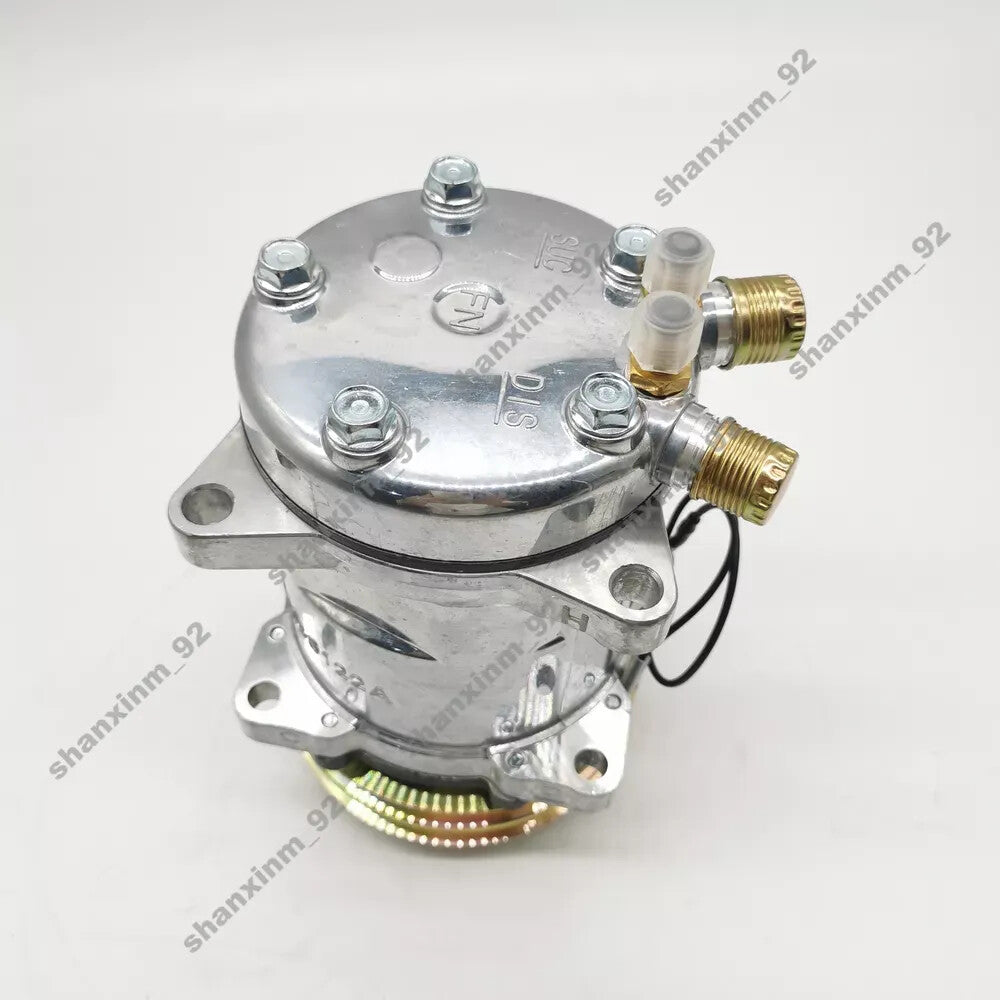 V5 A/C Compressor 72107511 For Holland MH2.6 MH3.6 MH4.6 Kobelco Excavator