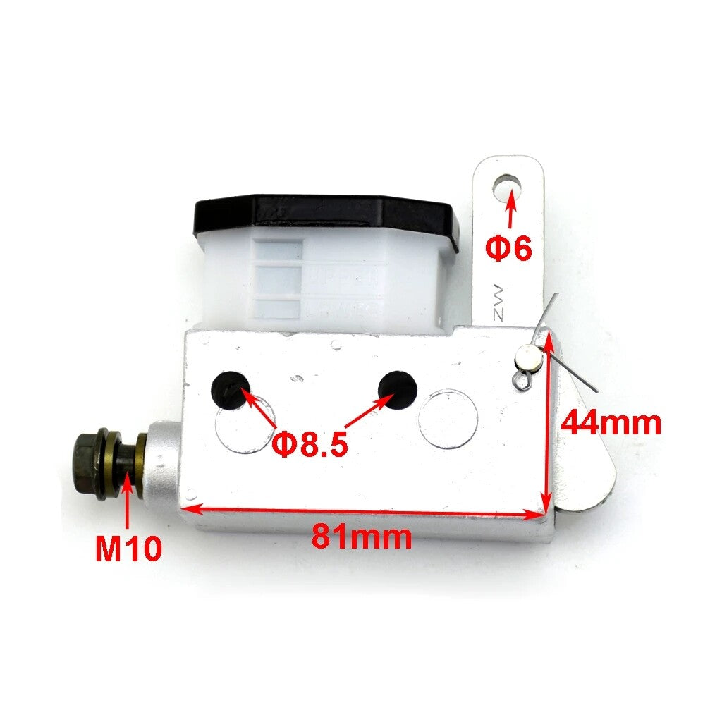 Rear Foot Brake Master Hydraulic Cylinder Pump Performance Go Kart ATV UTV Buggy