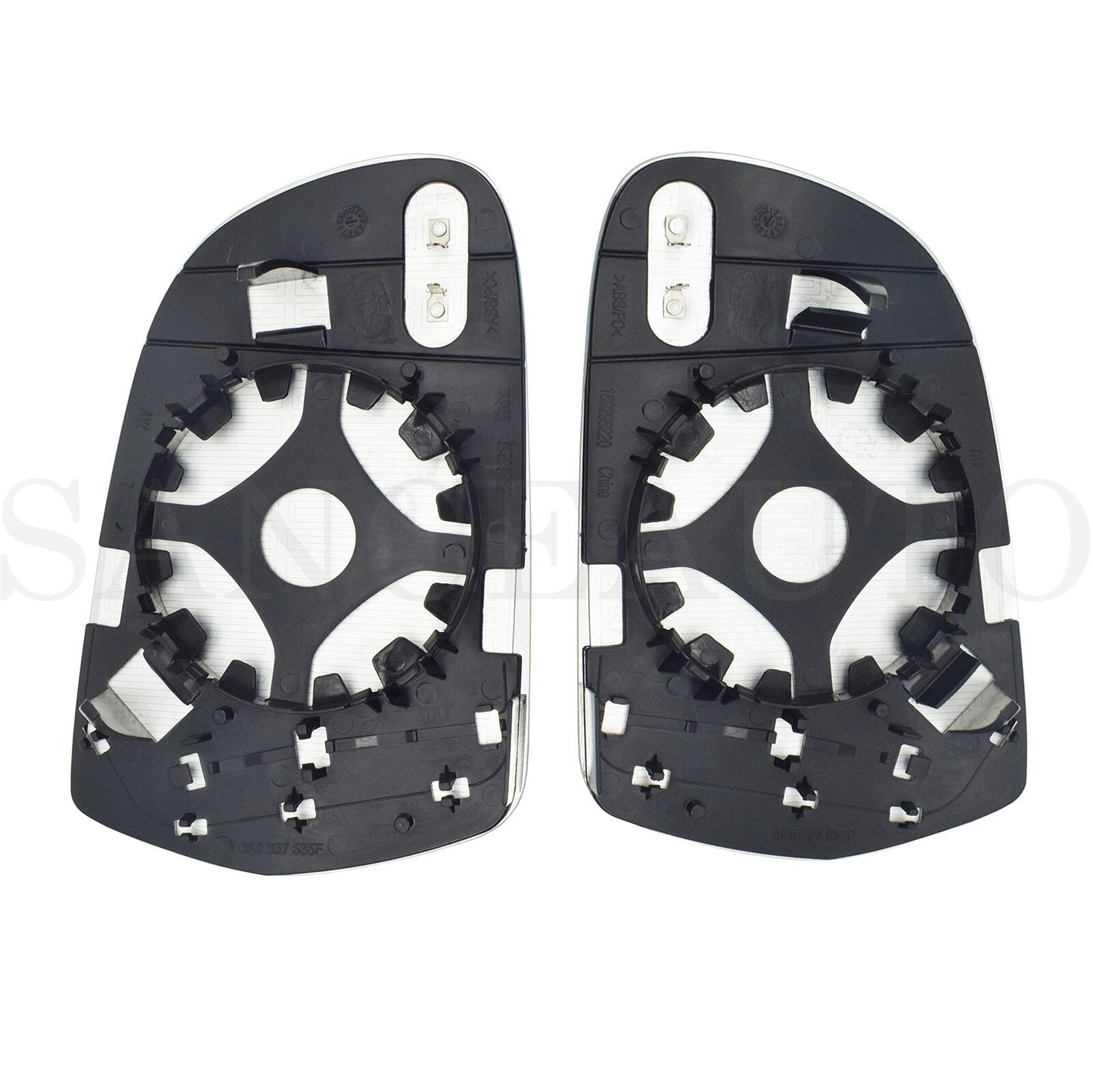 LH Right Grip Mirror Glass with Support and Heating (2 Pieces) Suitable for Audi A5 A3 8P S5 A4 B8 8K0857536F- n