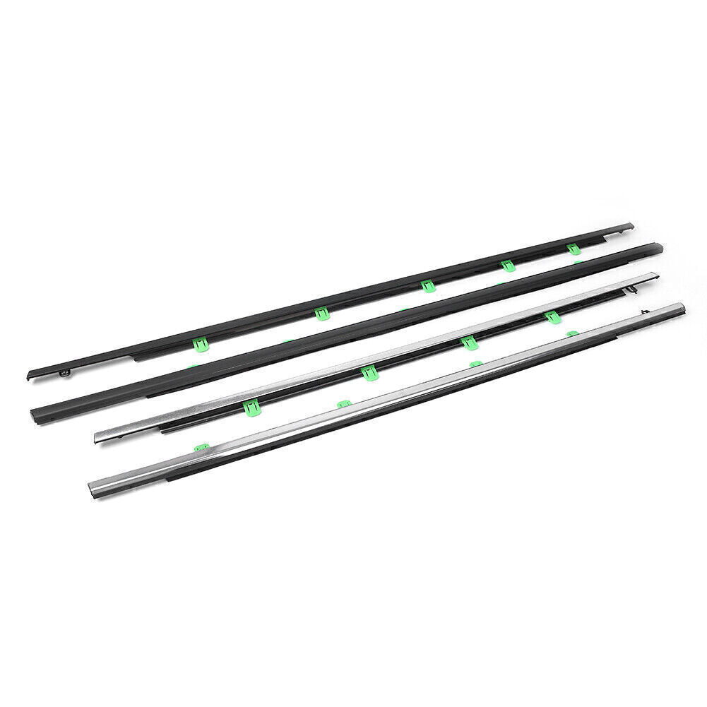 Car Chrome Outside Window Moulding Weatherstrips for Honda CR-V 2012-2016 13