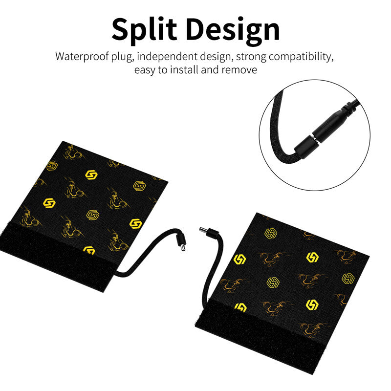 Practical Motor Heated Hand Grips Pads Handlebar Warm Heater Shrinkable Sleeve v