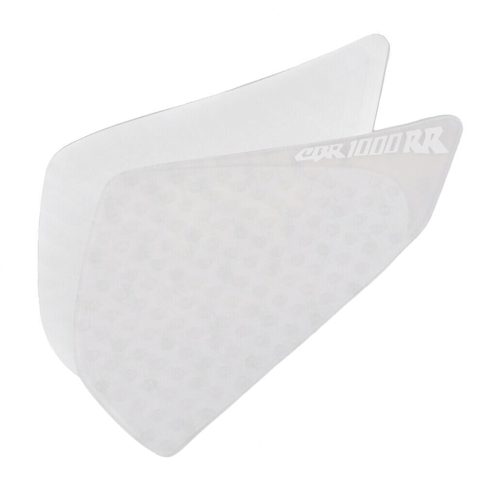 2x White Fuel Tank Traction Side Knee Grip Pads Fit for Honda CBR1000RR 04-07 Q