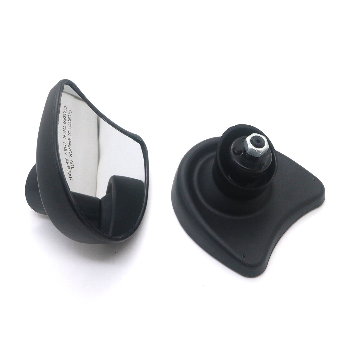 Pair Black Fairing Mount Side Mirror for Harley Touring Electra Glide 2014-2016 Q